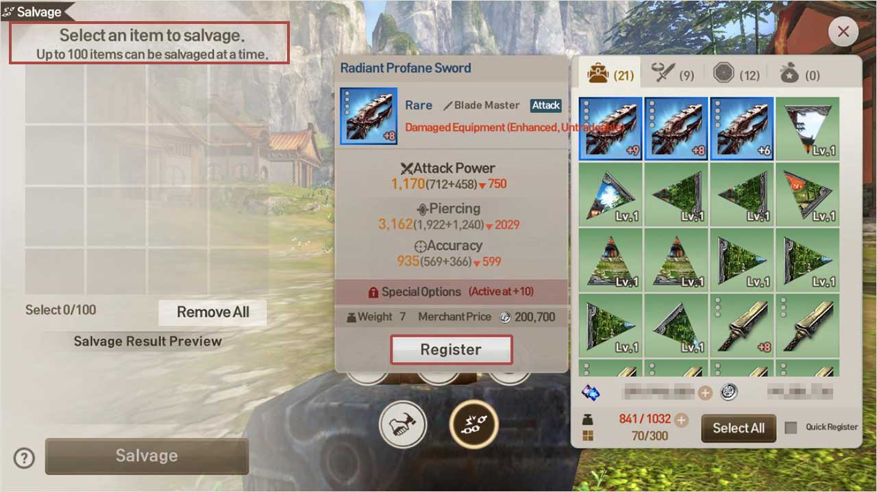 Equipment Guide Blade and Soul Revolution 28