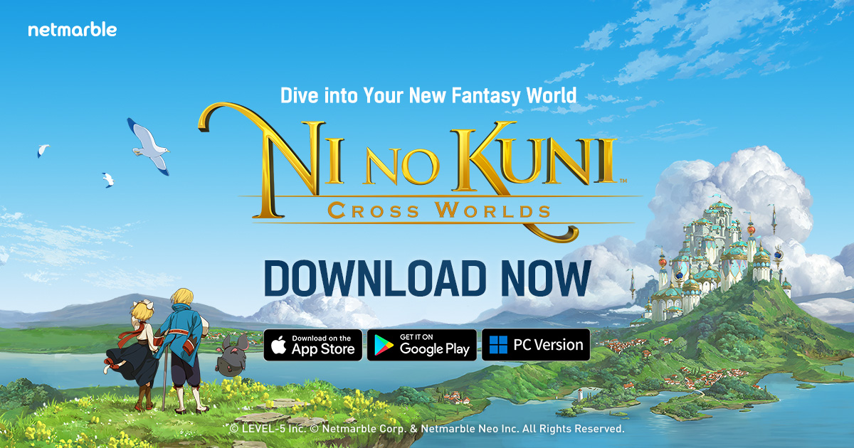 Contemple o vasto mundo de Ni no Kuni: Cross Worlds neste incrível
