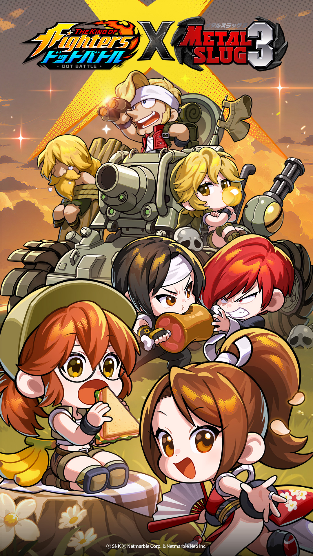 KOFドットバトル x「メタルスラッグ3」コラボ記念壁紙公開！ - THE