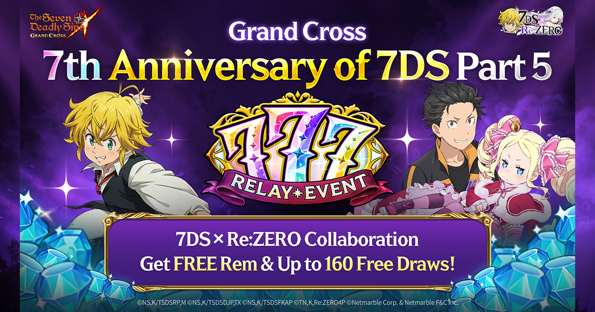 The Seven Deadly Sins: Grand Cross — Campanha de Repasse 777