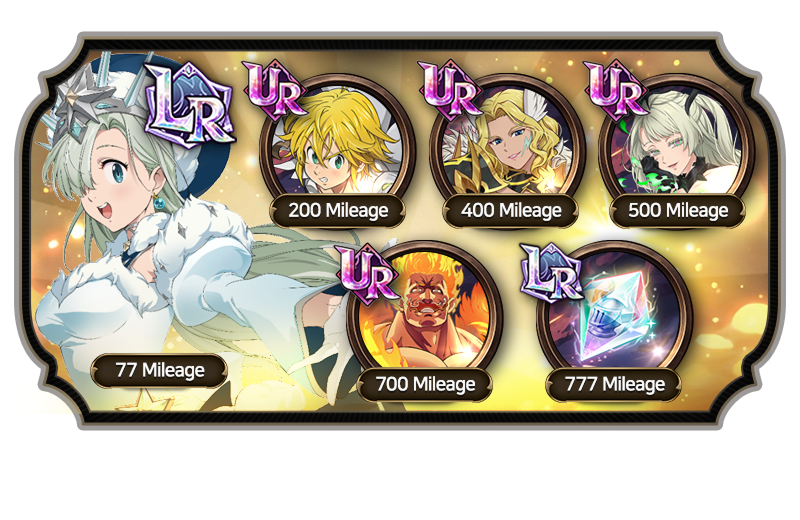 Turning Point MSG パープル/ゴールドリム The Seven Deadly Sins: Grand Cross — Campanha de Repasse 777