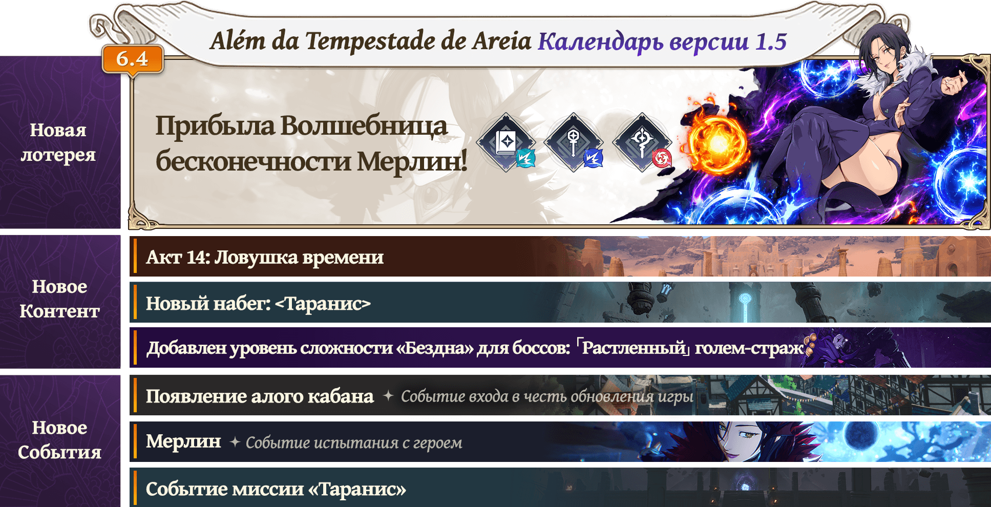 Календарь событий