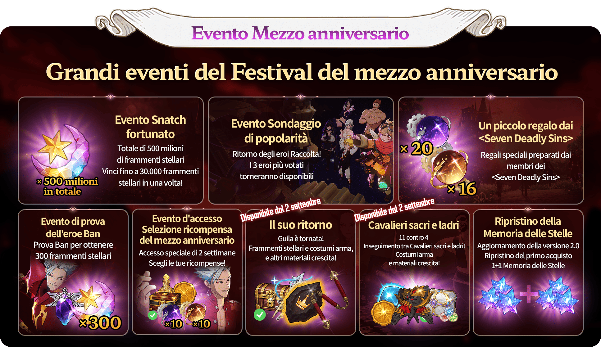Nuovo evento