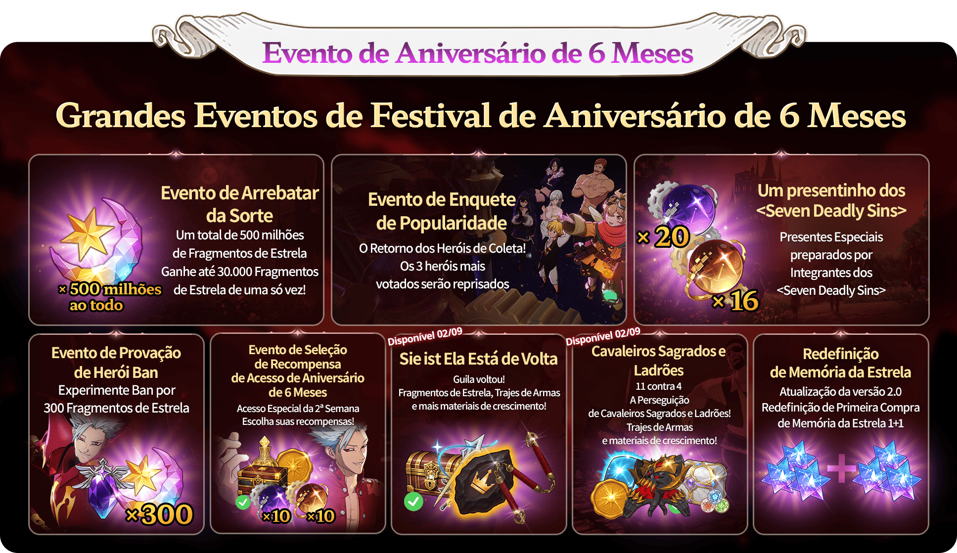 Novo evento